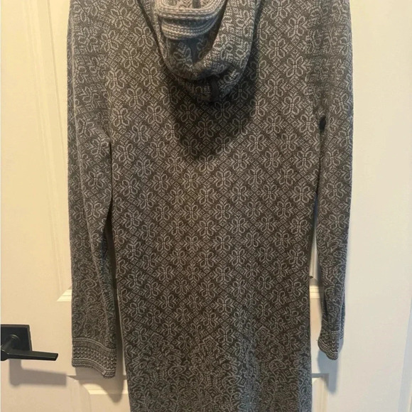 Athleta spooner summit fair isle Nordic hoodie zipper sweater jacket - Picture 9 of 9